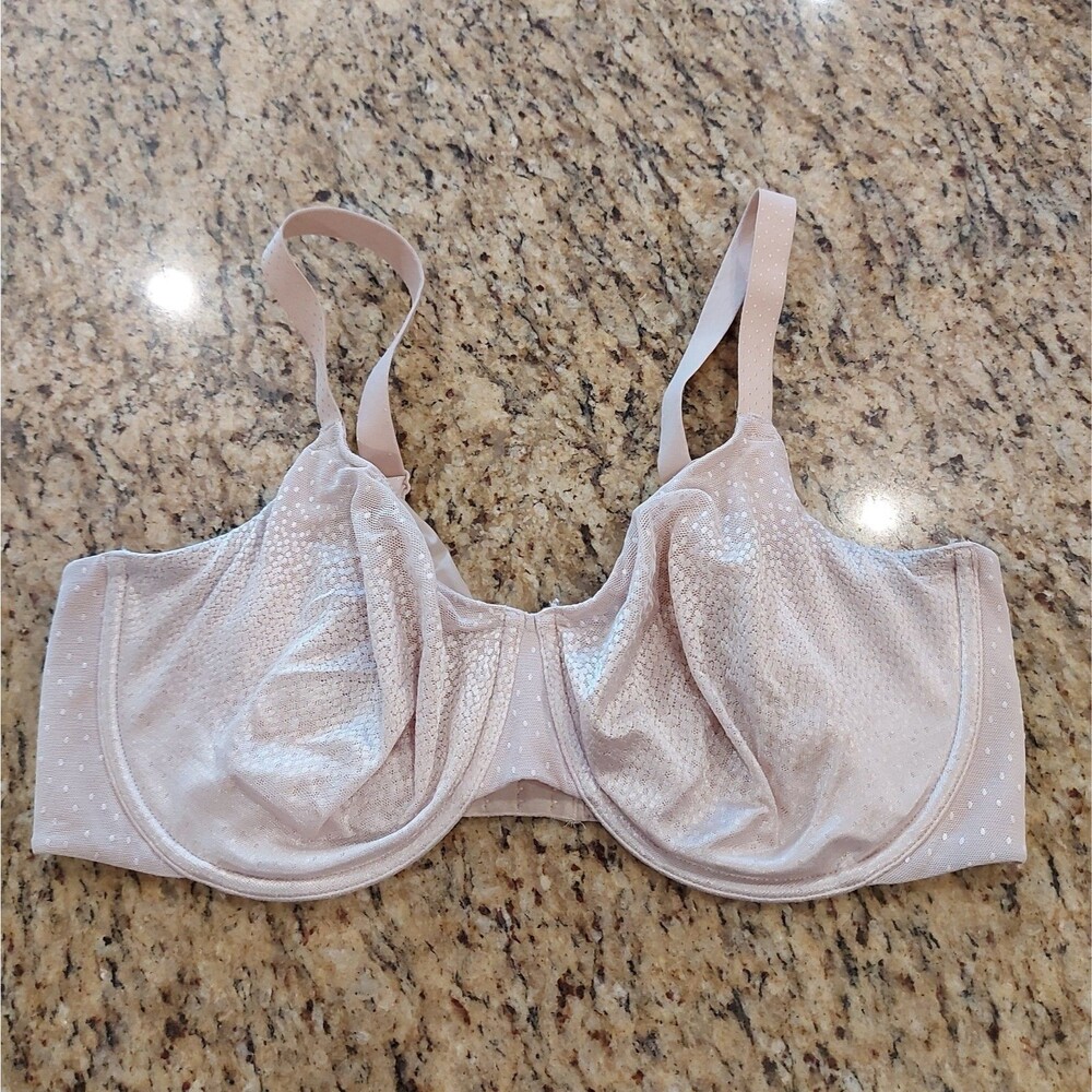 Wacoal 855303 Women’s Back Appeal Unlined UW Full Coverage Bra Sz 40DDD Lt Pink